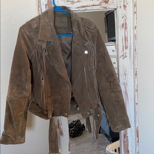 Genuine suede blank nyc jacket